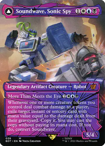 Soundwave, Sonic Spy - bot Spoiler