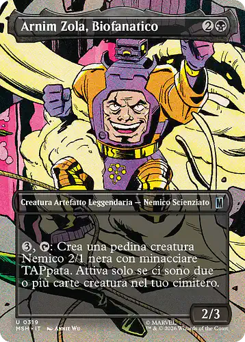 Arnim Zola, Bio-Fanatic - msh Spoiler