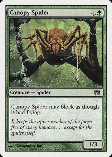Canopy Spider - 8ed Spoiler