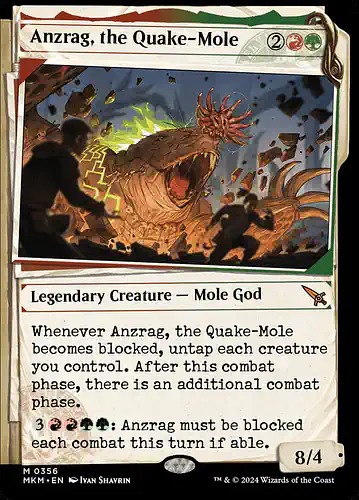 Anzrag, the Quake-Mole - mkm Spoiler
