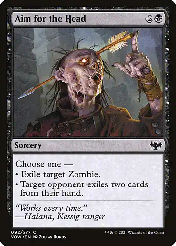 Aim for the Head - vow Spoiler