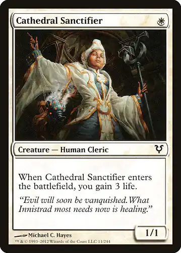 Cathedral Sanctifier - avr Spoiler