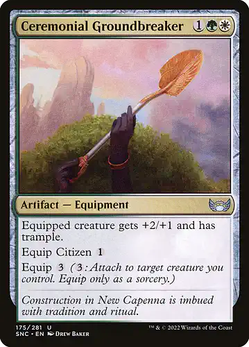 Ceremonial Groundbreaker - snc Spoiler