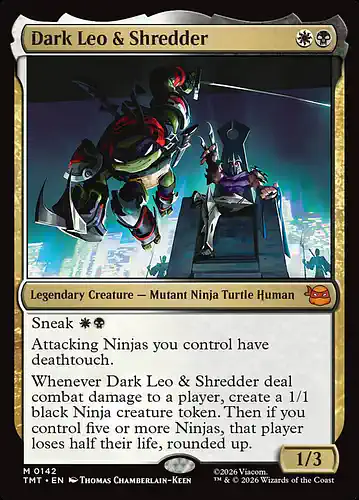 Dark Leo & Shredder - tmt Spoiler