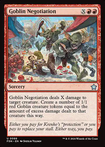 Goblin Negotiation - fdn Spoiler