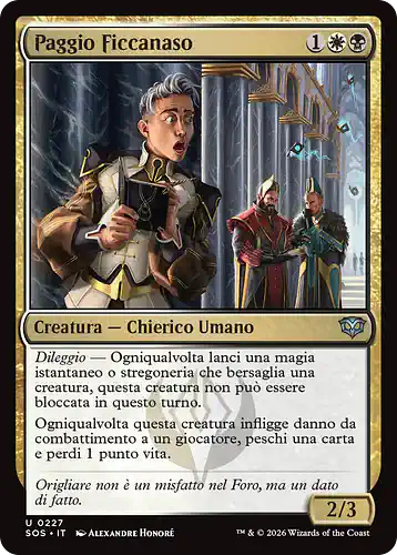Snooping Page - sos Spoiler