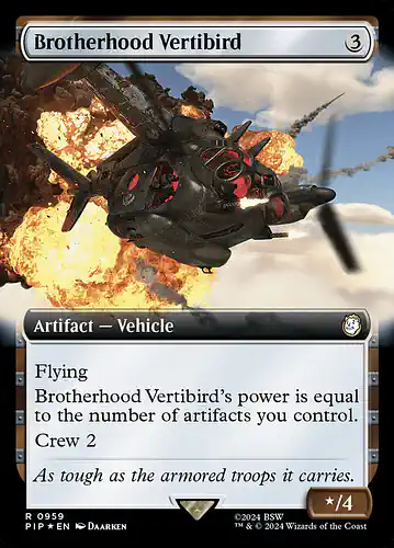 Brotherhood Vertibird - pip Spoiler