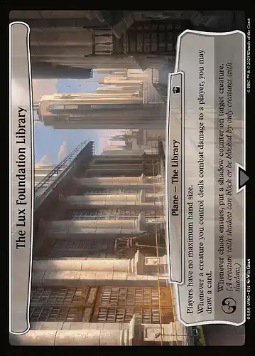 The Lux Foundation Library - who Spoiler
