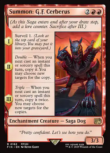 Summon: G.F. Cerberus - fin Spoiler
