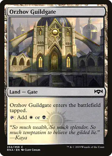 Orzhov Guildgate - rna Spoiler