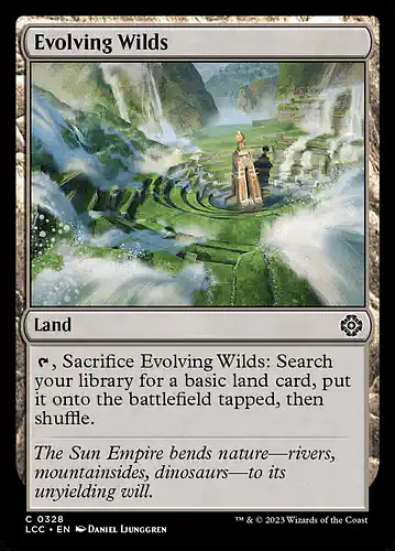Evolving Wilds - lcc Spoiler