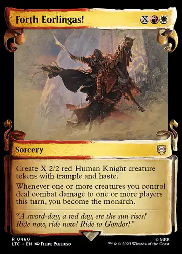 Forth Eorlingas! - ltc Spoiler
