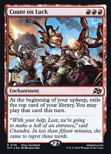 Count on Luck - dft Spoiler