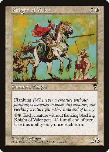 Knight of Valor - vis Spoiler
