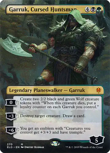Garruk, Cursed Huntsman - eld Spoiler