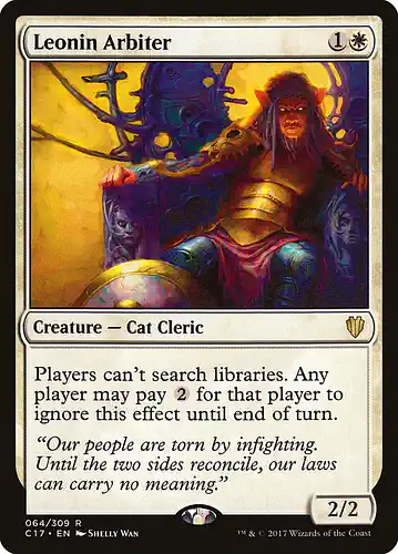 Leonin Arbiter - c17 Spoiler