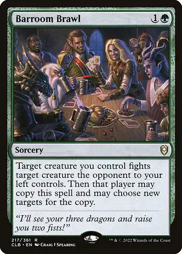 Barroom Brawl - clb Spoiler