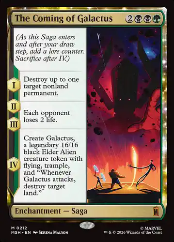 The Coming of Galactus - msh Spoiler