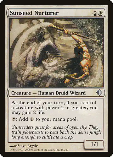 Sunseed Nurturer - ala Spoiler