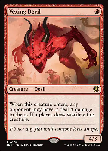 Vexing Devil - inr Spoiler