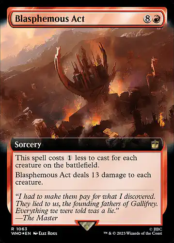 Blasphemous Act - who Spoiler