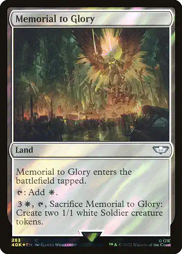 Memorial to Glory - 40k Spoiler