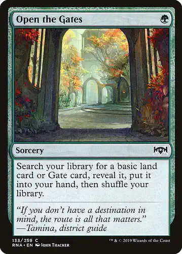 Open the Gates - rna Spoiler