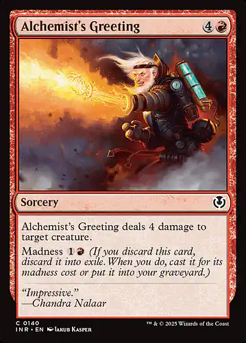 Alchemist's Greeting - inr Spoiler