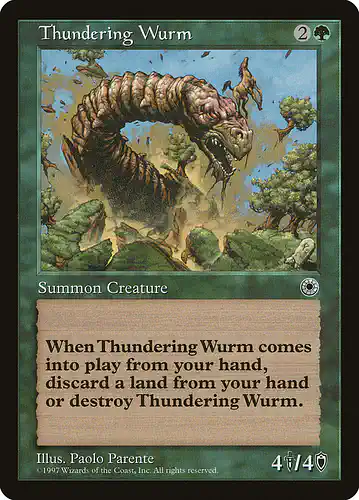 Thundering Wurm - por Spoiler
