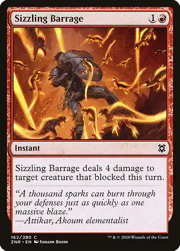 Sizzling Barrage - znr Spoiler