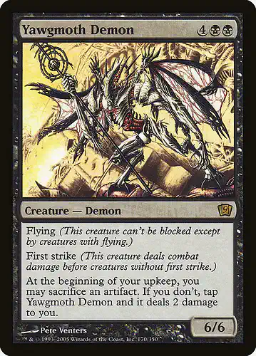 Yawgmoth Demon - 9ed Spoiler