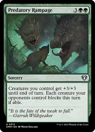 Predatory Rampage - cmm Spoiler