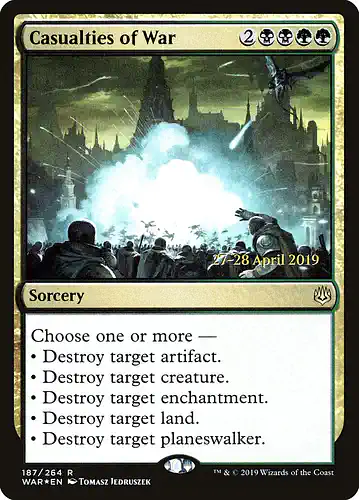 Casualties of War - war Spoiler