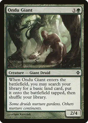 Ondu Giant - roe Spoiler