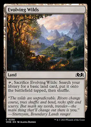 Evolving Wilds - woe Spoiler