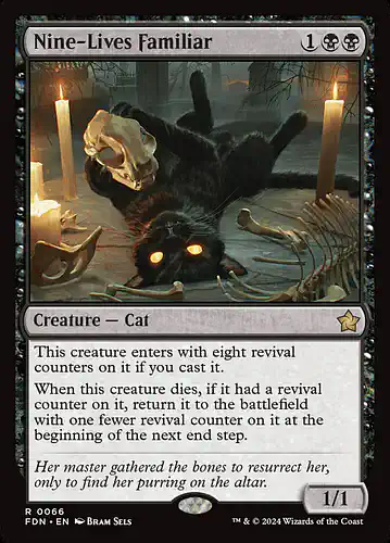 Nine-Lives Familiar - fdn Spoiler