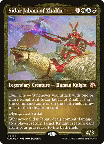 Sidar Jabari of Zhalfir - moc Spoiler