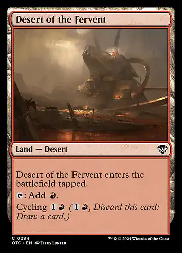 Desert of the Fervent - otc Spoiler