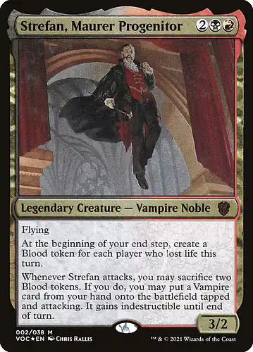 Strefan, Maurer Progenitor - voc Spoiler