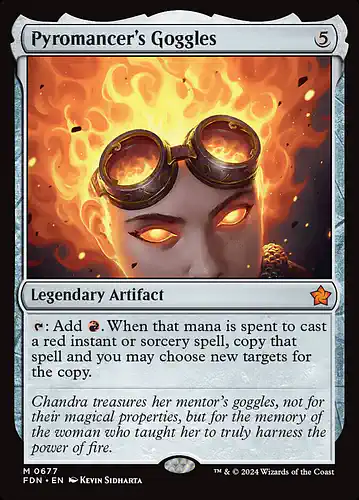 Pyromancer's Goggles - fdn Spoiler