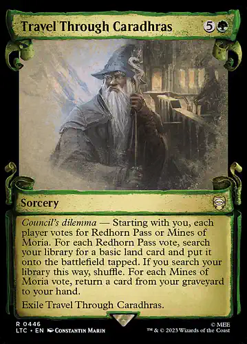 Travel Through Caradhras - ltc Spoiler