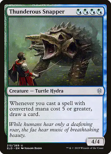 Thunderous Snapper - eld Spoiler