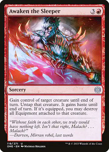 Awaken the Sleeper - one Spoiler