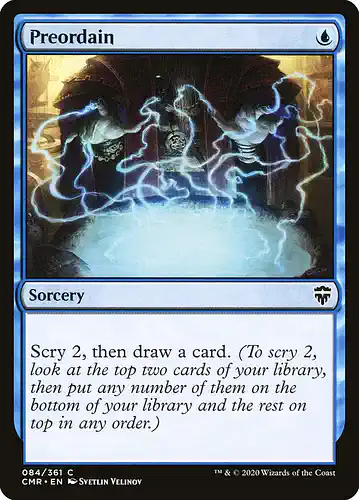 Preordain - cmr Spoiler