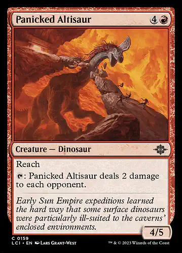 Panicked Altisaur - lci Spoiler