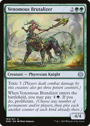 Venomous Brutalizer - one Spoiler