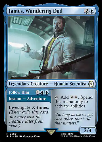 James, Wandering Dad - pip Spoiler