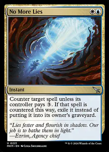 No More Lies - mkm Spoiler
