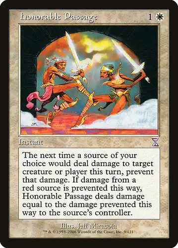 Honorable Passage - tsb Spoiler