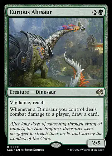 Curious Altisaur - lcc Spoiler